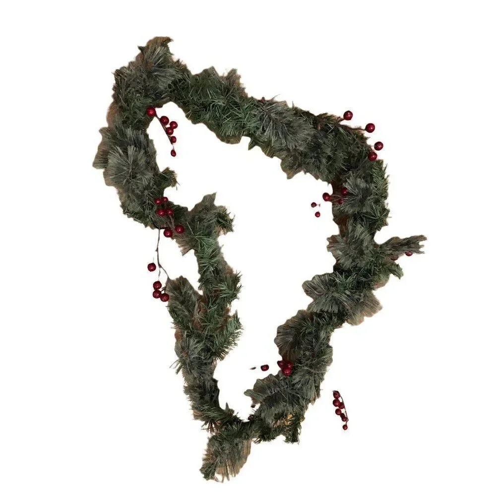 vintage holiday christmas decor garland 70